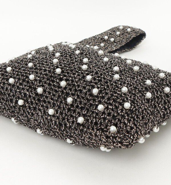 fredy emue「パール付メタリックヤーン2WAYバッグ」|ショルダー・メッセンジャー|