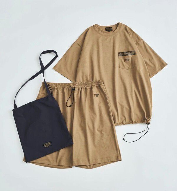 GLOSTER「【PENDLETON/ペンドルトン】Tee/Shorts/Bag SET」|Tシャツ・カットソー|ベージュ