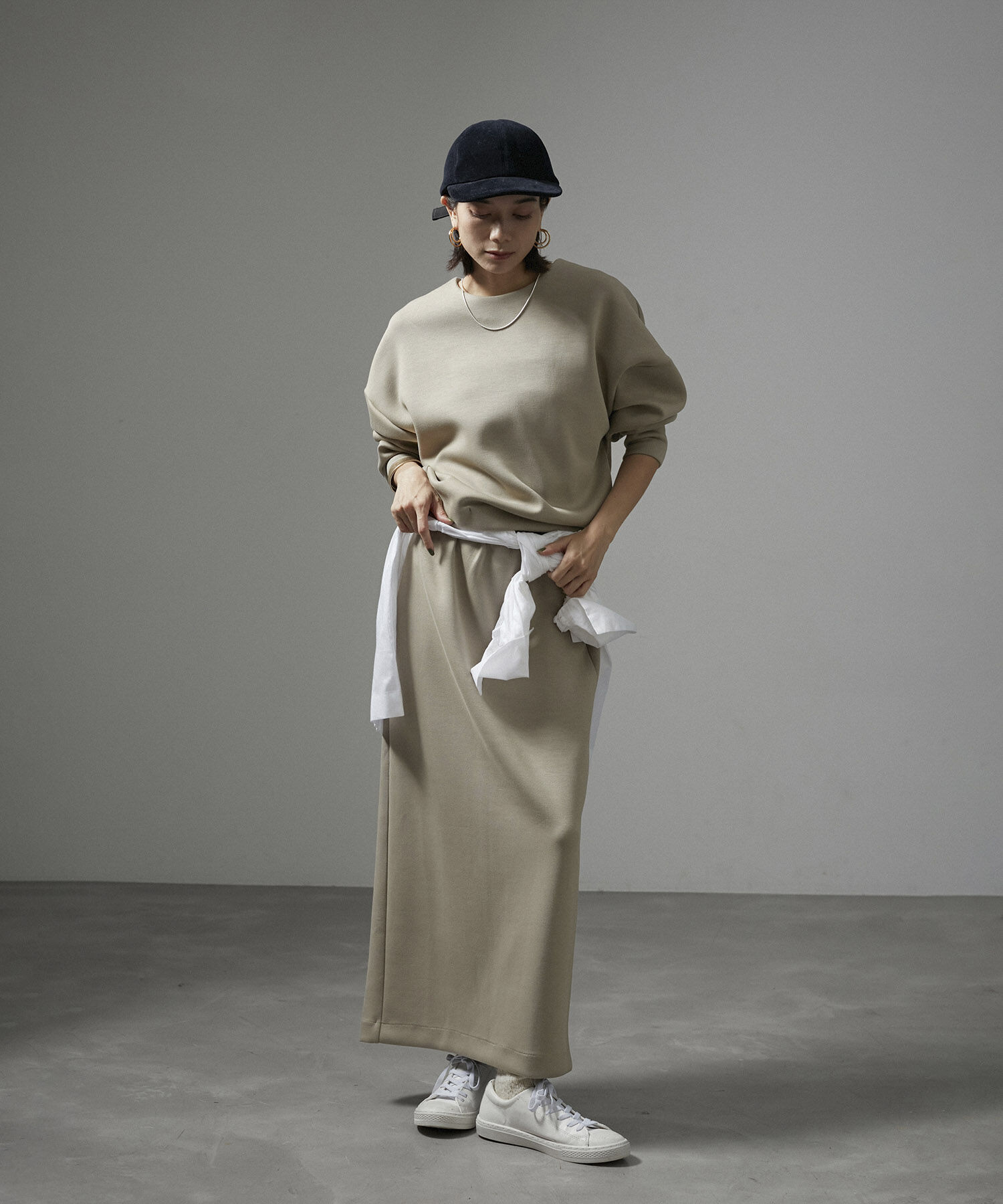 SALON adam et rope'「【セットアップ対応】コンフィーナロースカート」|スカート|