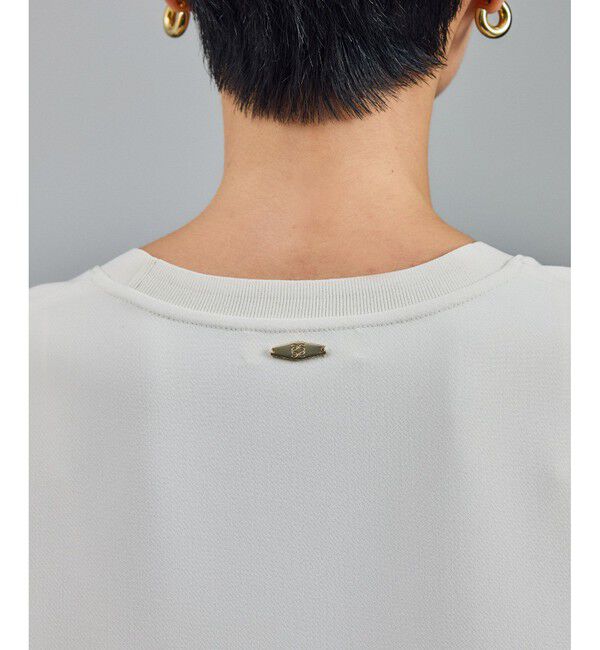 SALON adam et rope'「ダブルクロスロングTシャツブラウス / セットアップ対応」|シャツ・ブラウス|