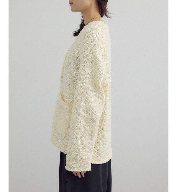 SALON adam et rope'「Vネックジャケットカーディガン」|カーディガン|