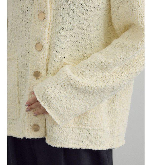 SALON adam et rope'「Vネックジャケットカーディガン」|カーディガン|