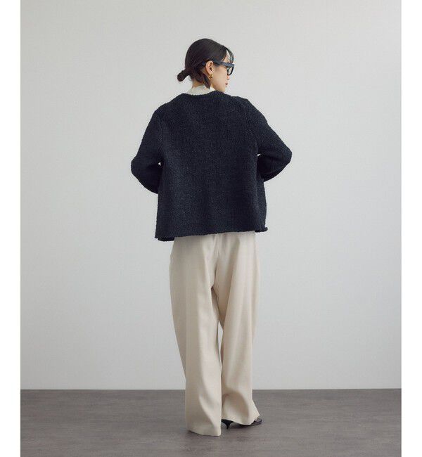 SALON adam et rope'「Vネックジャケットカーディガン」|カーディガン|