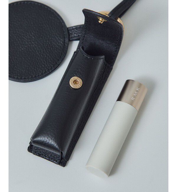 SALON adam et rope'「【WEB限定】【WS（ドゥーブル）】チャーム付きナチュラルレザー2WAYキューブバッグ」|ショルダー・メッセンジャー|