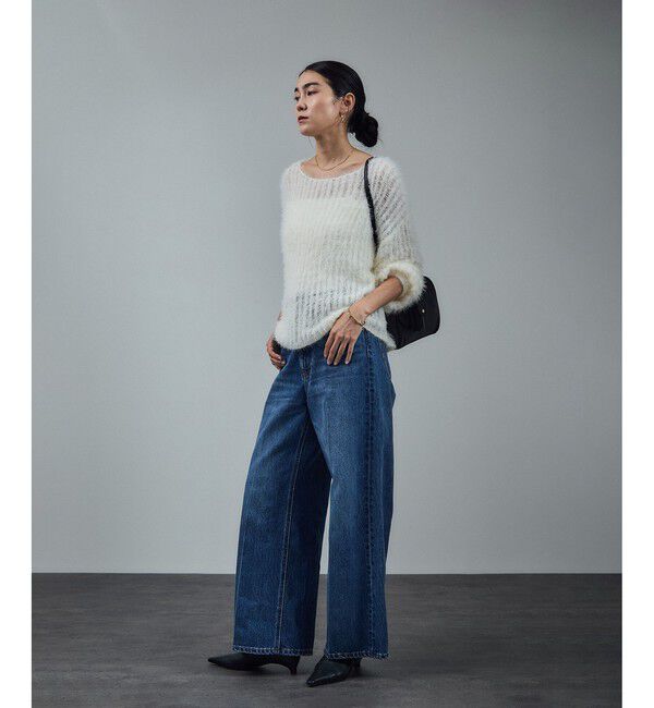 SALON adam et rope'「【WEB限定】【WS（ドゥーブル）】チャーム付きナチュラルレザー2WAYキューブバッグ」|ショルダー・メッセンジャー|