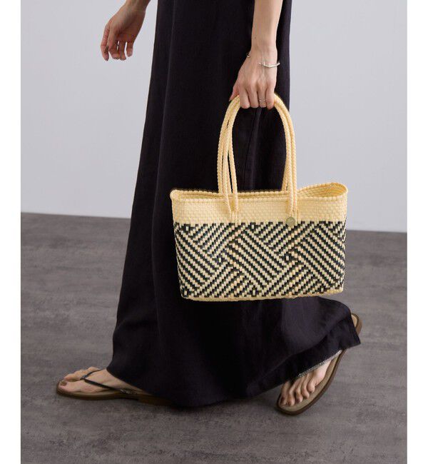 SALON adam et rope'「【Letra（レトラ）for SALON】PRAYA short XS / ロングハンドル」|トートバッグ|