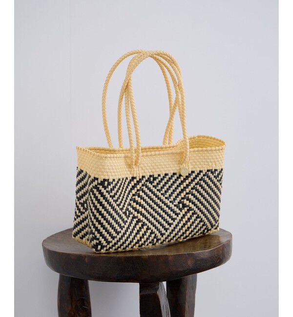 SALON adam et rope'「【Letra（レトラ）for SALON】PRAYA short XS / ロングハンドル」|トートバッグ|ホワイト系(14)