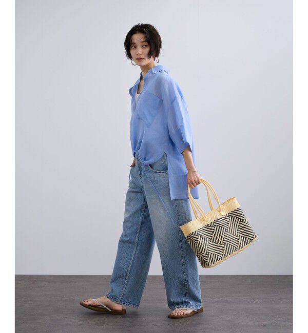 SALON adam et rope'「【Letra（レトラ）for SALON】PRAYA short S / ロングハンドル」|トートバッグ|