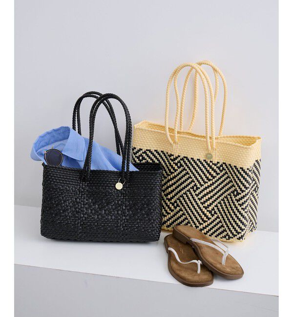 SALON adam et rope'「【Letra（レトラ）for SALON】PRAYA short S / ロングハンドル」|トートバッグ|