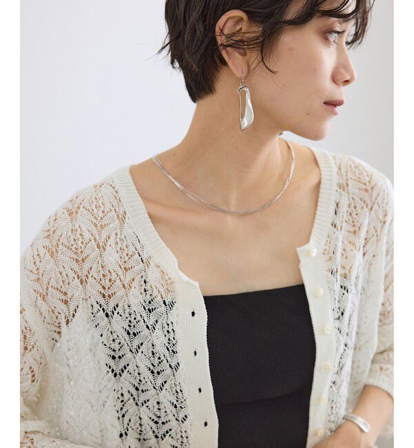 SALON adam et rope'「コードヤーンクロシェカーディガン」|カーディガン|