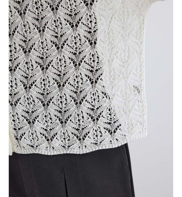 SALON adam et rope'「コードヤーンクロシェカーディガン」|カーディガン|