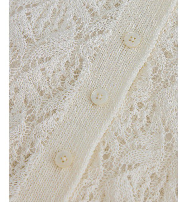 SALON adam et rope'「コードヤーンクロシェカーディガン」|カーディガン|