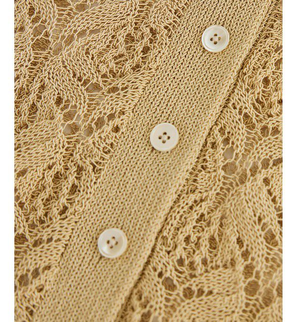 SALON adam et rope'「コードヤーンクロシェカーディガン」|カーディガン|