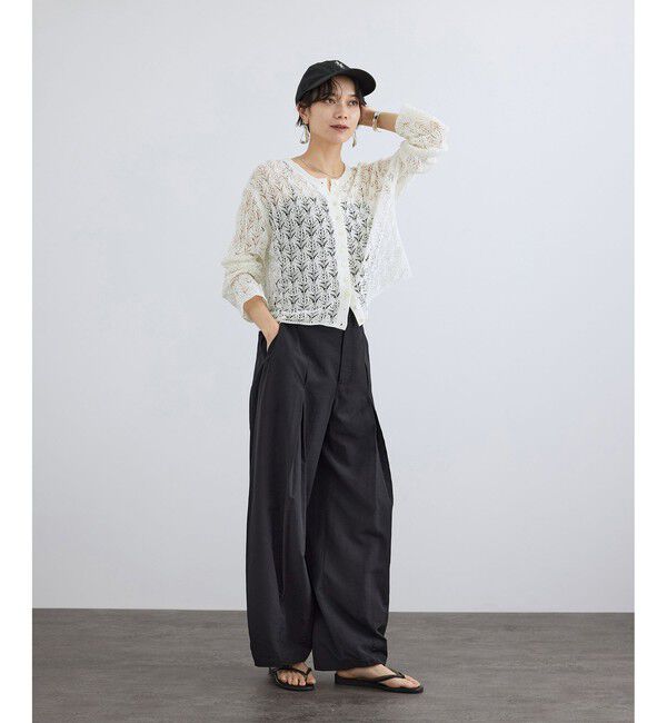 SALON adam et rope'「コードヤーンクロシェカーディガン」|カーディガン|