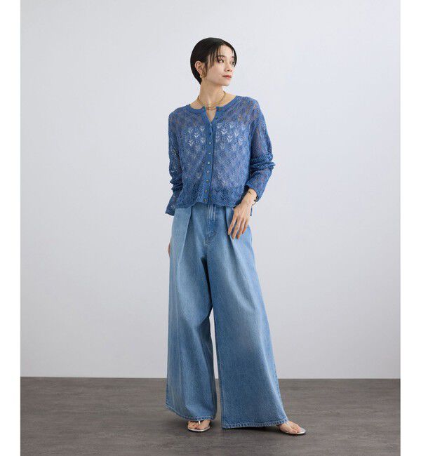 SALON adam et rope'「コードヤーンクロシェカーディガン」|カーディガン|