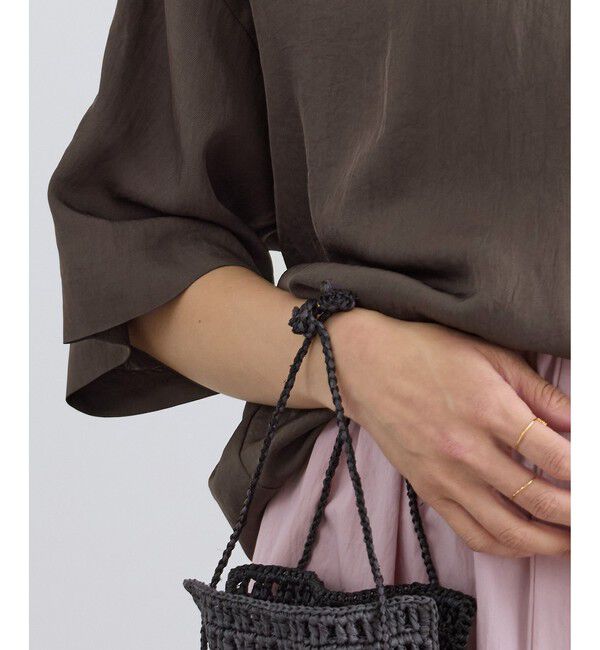 SALON adam et rope'「ブライトツイルTシャツブラウス」|シャツ・ブラウス|