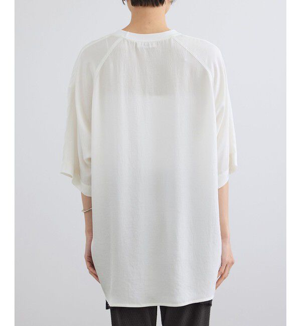 SALON adam et rope'「ブライトツイルTシャツブラウス」|シャツ・ブラウス|