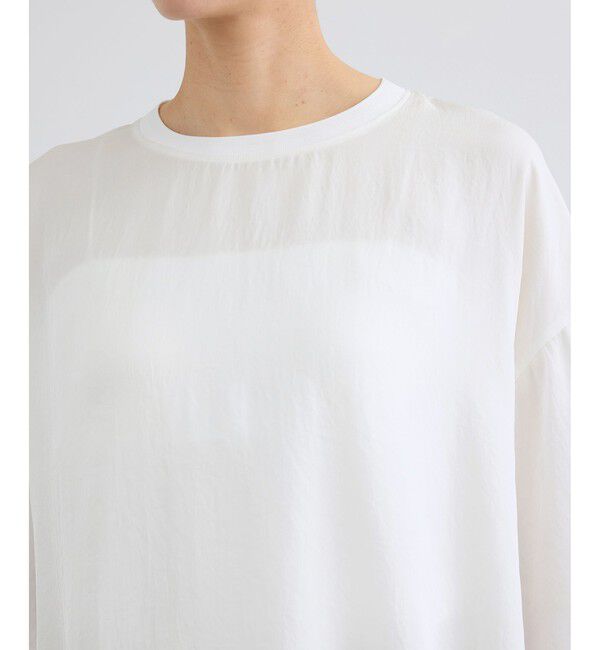 SALON adam et rope'「ブライトツイルTシャツブラウス」|シャツ・ブラウス|