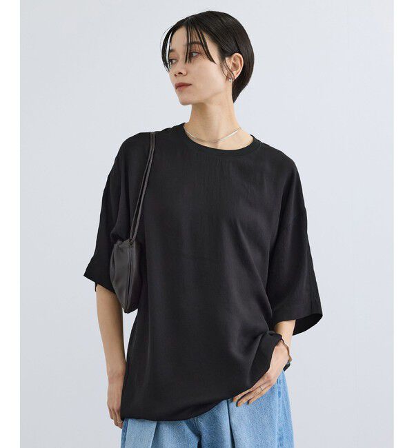 SALON adam et rope'「ブライトツイルTシャツブラウス」|シャツ・ブラウス|