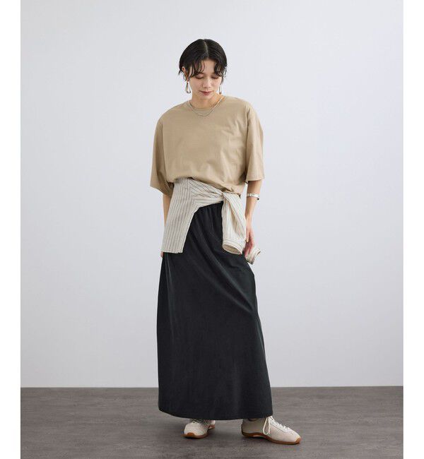 SALON adam et rope'「キュプラジャージーイージースカート」|スカート|