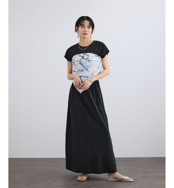 SALON adam et rope'「キュプラジャージーイージースカート」|スカート|