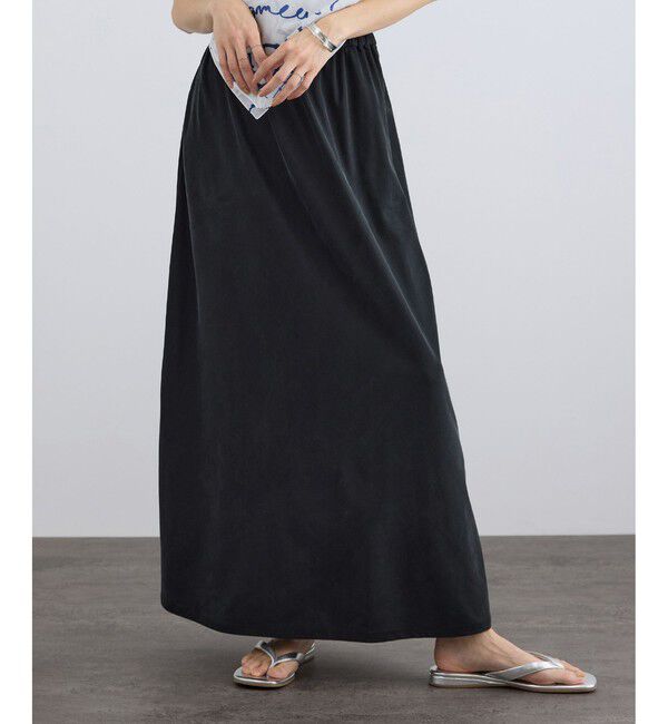 SALON adam et rope'「キュプラジャージーイージースカート」|スカート|