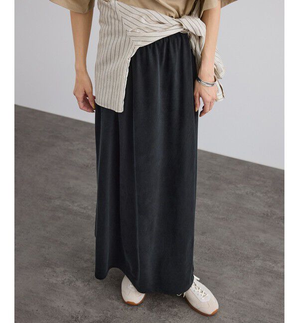 SALON adam et rope'「キュプラジャージーイージースカート」|スカート|