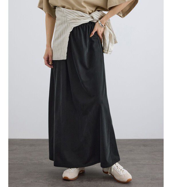 SALON adam et rope'「キュプラジャージーイージースカート」|スカート|