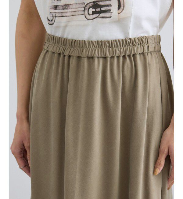 SALON adam et rope'「キュプラジャージーイージースカート」|スカート|