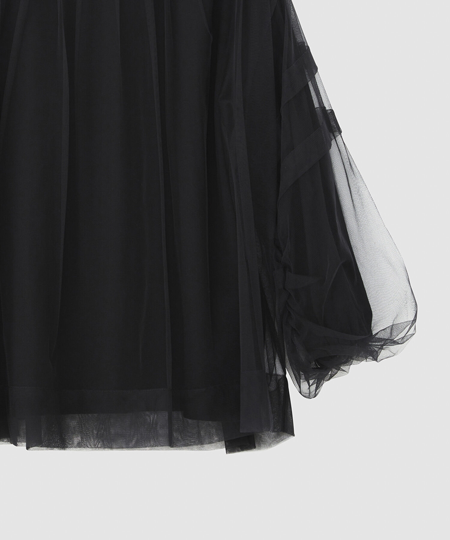 ROPE「チュールレイヤードブラウスライクカットソー」|Tシャツ・カットソー|