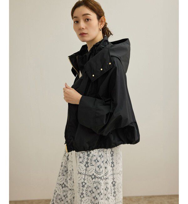 ROPE「シルク混タフタギャザーマウンテンパーカー/イージーケア」|その他|ブラック(01)