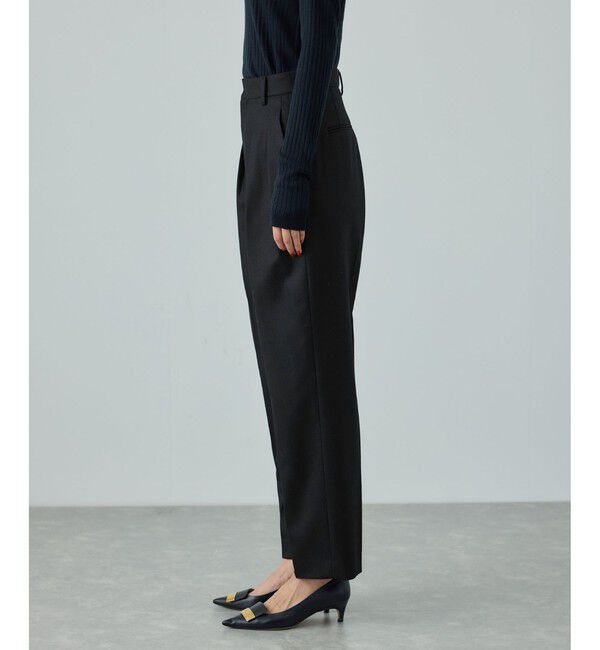 ROPE「ウール混プレミアムサキソニーパンツ/イージーケア・セットアップ対応」|チノ|