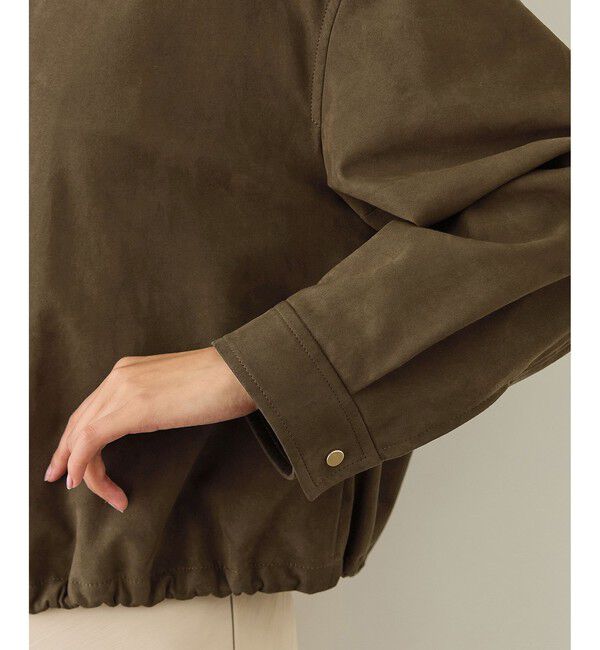 ROPE「スエードライク スプリイングブルゾン」|ブルゾン・スタジャン|