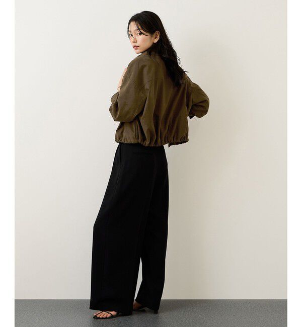 ROPE「スエードライク スプリイングブルゾン」|ブルゾン・スタジャン|