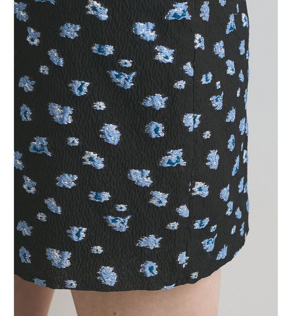 VIS「フラワージャガードミニスカート」|スカート|