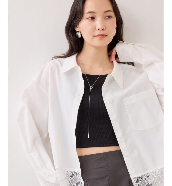 VIS「カップ付きアメスリキャミソール/着丈が選べる」|キャミソール|