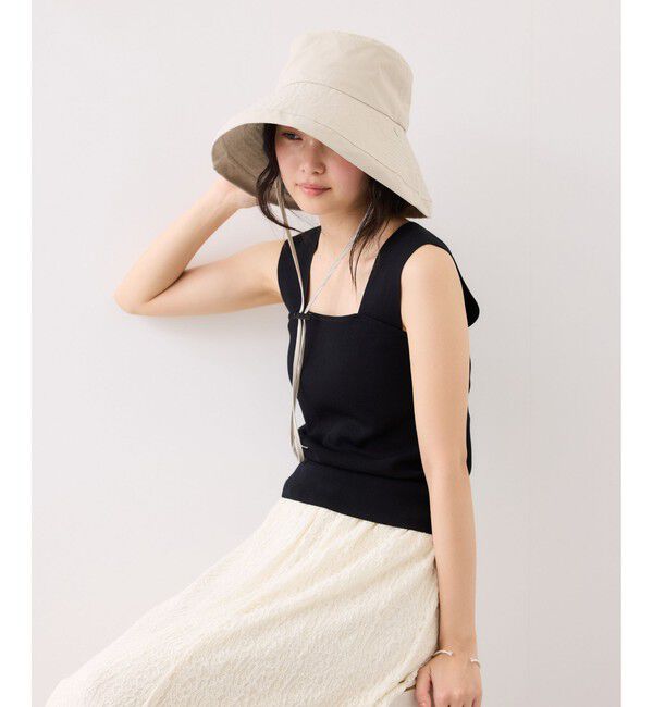 VIS「【WEB限定】ネック＆フェイスカバーつきUVハット/遮熱・UVカット・撥水」|ハット|