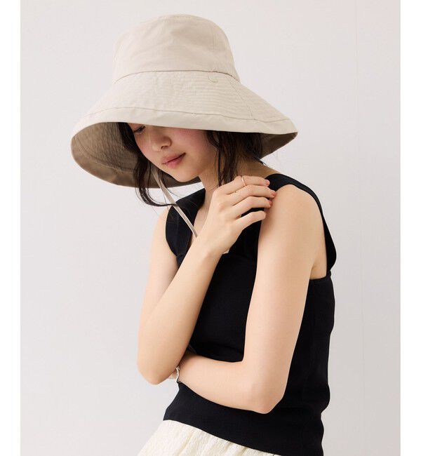 VIS「【WEB限定】ネック＆フェイスカバーつきUVハット/遮熱・UVカット・撥水」|ハット|