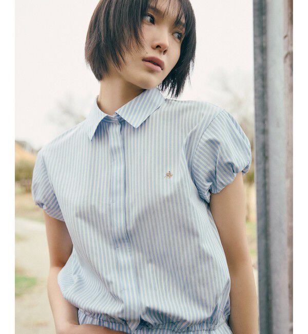 VIS「【POLO BCS】VIS別注コンパクトシャツ」|シャツ・ブラウス|サックス(48)