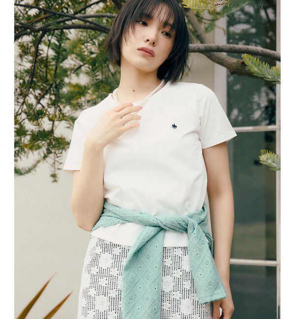 VIS「【POLO BCS】VIS別注刺しゅうコンパクトTシャツ/一部WEB限定カラー」|Tシャツ・カットソー|