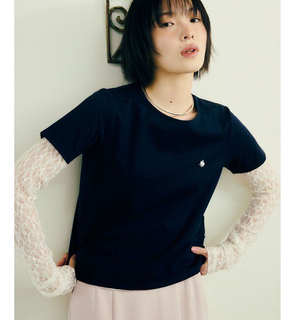 VIS「【POLO BCS】VIS別注刺しゅうコンパクトTシャツ/一部WEB限定カラー」|Tシャツ・カットソー|