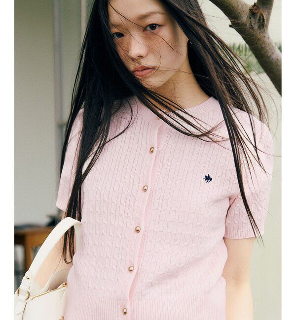 VIS「【POLO BCS】VIS別注クルーネックカーデ」|カーディガン|