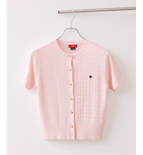 VIS「【POLO BCS】VIS別注クルーネックカーデ」|カーディガン|