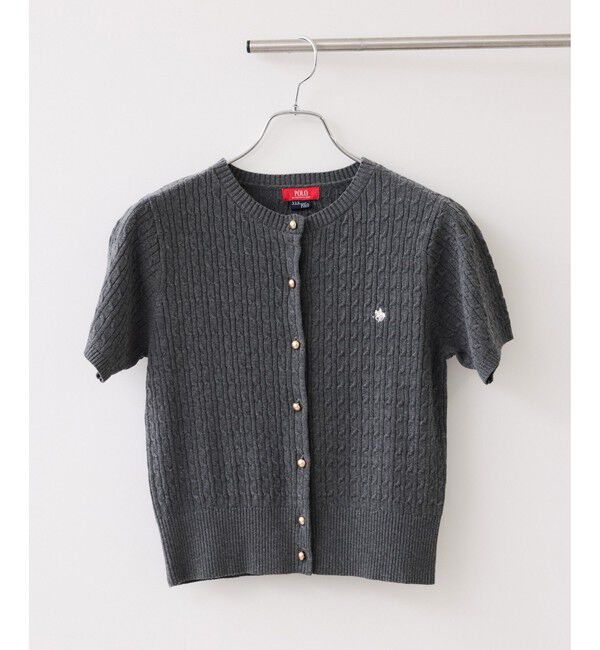 VIS「【POLO BCS】VIS別注クルーネックカーデ」|カーディガン|
