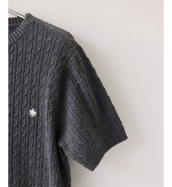 VIS「【POLO BCS】VIS別注クルーネックカーデ」|カーディガン|