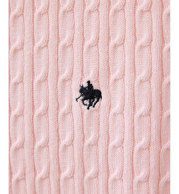 VIS「【POLO BCS】VIS別注クルーネックカーデ」|カーディガン|