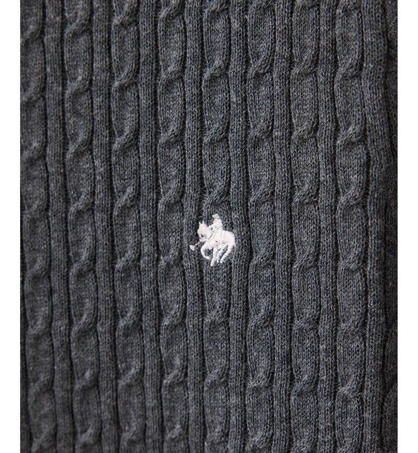VIS「【POLO BCS】VIS別注クルーネックカーデ」|カーディガン|
