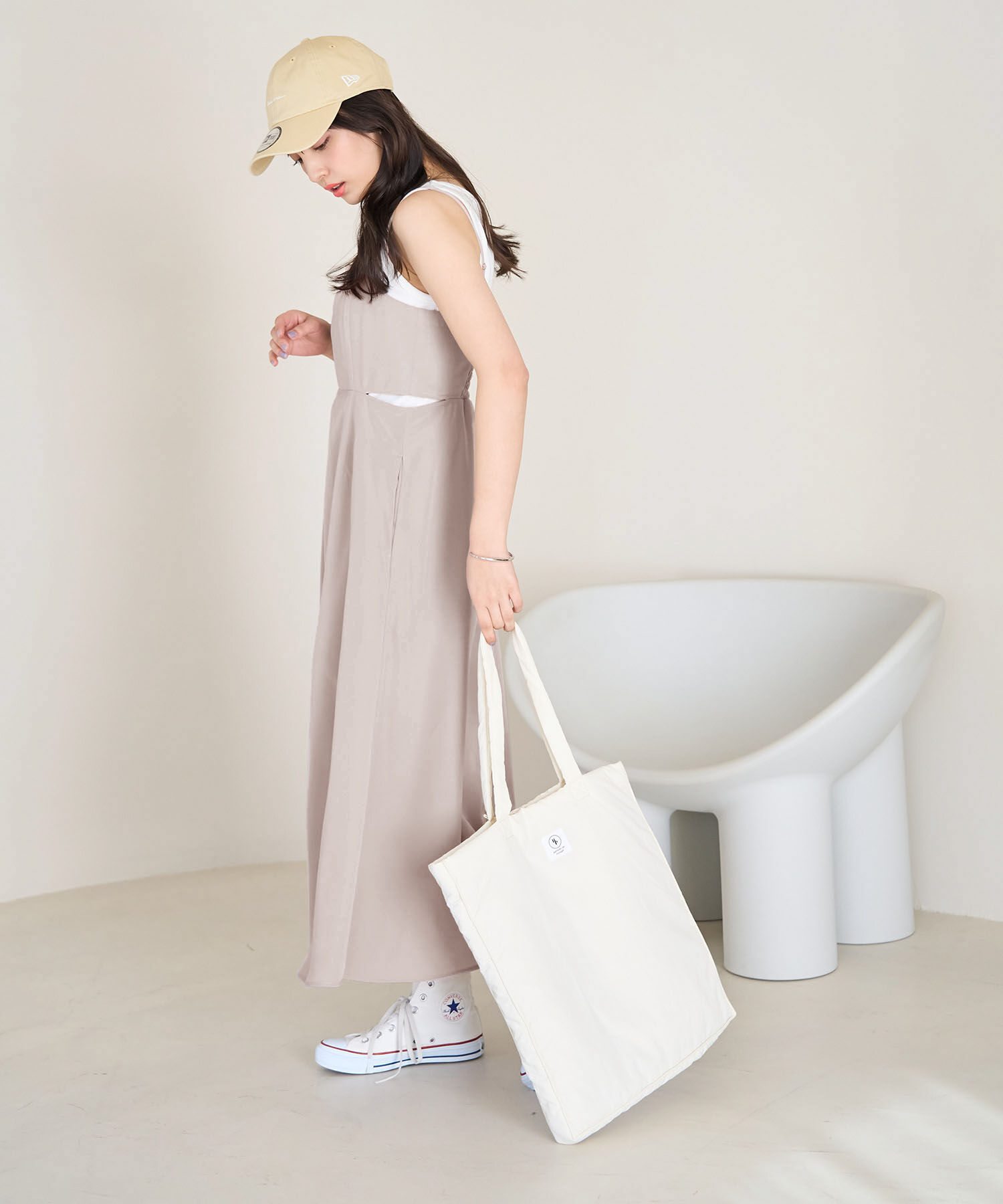 Rope&rsquo;Picnic「シアーブラウスキャミワンピース」|ワンピース|