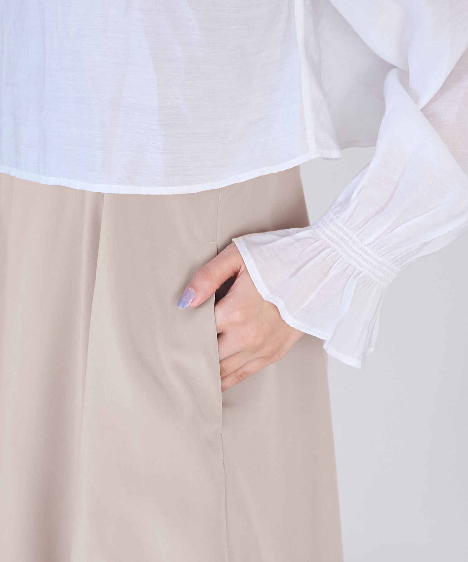 Rope&rsquo;Picnic「シアーブラウスキャミワンピース」|ワンピース|