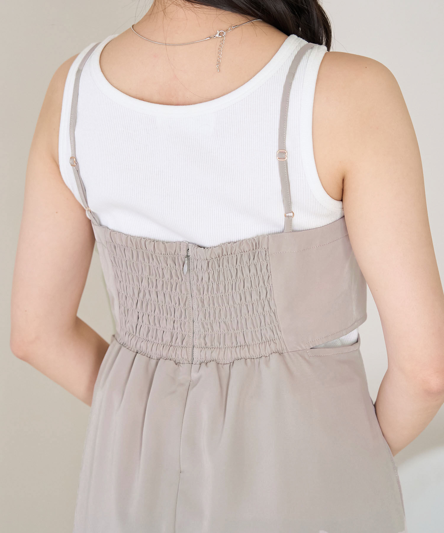 Rope&rsquo;Picnic「シアーブラウスキャミワンピース」|ワンピース|